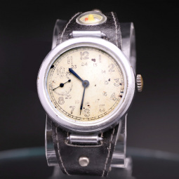 Oversized Russian Military 24 Hour Dial Wristwatch CA 1970’s’s With Compass